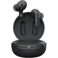 LG Tone Free DFP5 In-Ear Bluetooth Headphones with Meridian Sound and Active Noise Cancellation (ANC), Compatible with Siri and Google Assistant, TONE-DFP5.CDEULLK Black