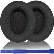 Aiivioll K371 Replacement Ear Pads Covers Ear Pads Compatible with AKG K371 K361 K371BT K361BT K361BT Wireless Headphones Mesh Fabric Memory Foam Ear Covers (Black)