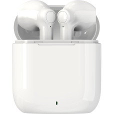 Denver TWE-39W True Wireless Bluetooth Earphones - Wireless In-Ear Headphones with Microphone, Charging Box and 4.5 Hours Playtime, Bluetooth 5.0, White