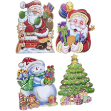 Christmas Gifts 52326 Christmas Decorations with 4 Pieces, 31 x 42 cm