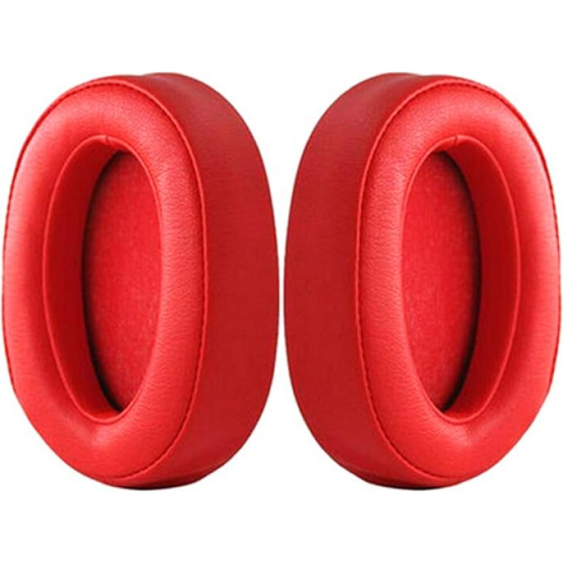 LINHUIPAD MDR-100ABN Replacement Ear Pads for Sony MDR 100ABN WH H900N Wireless Headphones (Red)