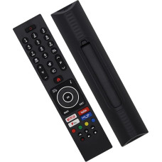 Riry Replacement Remote Control for Techwood Logik Digihome Finlux Bush Celcus Polaroid Hitachi VESTEL JVC Remote Control Smart HD LED TV - No Additional Setup Required