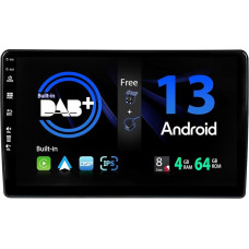 SXAUTO - Built-in DAB - Android 12 IPS Car Radio Suitable for Fiat 500L (2012-2016) - Built-in Carplay/Android Car/DSP - LED Camera + MIC - 4G + 64G - AHD 360-Camera SWC Fast-Boot WiFi - 2 DIN 10.1