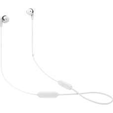 JBL Tune 215 Bluetooth Wireless In-Ear Headphones with 3 Buttons Microphone/Remote Control and Flat Cable - White