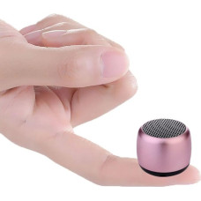 Eageroo Bluetooth Super Mini Speaker, Portable Speaker, Stereo Sound with Deep Bass Technology, Pink