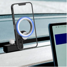 KINBOM Mobile Phone Holder for Tesla, Magnetic Mobile Phone Holder for Car, Strong Magnetic Phone Holder, Car Compatible with Tesla Model 3 & Model Y, Suitable for iPhone with Magsafe