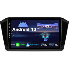 SXAUTO Android 13 IPS Car Radio for VW Passat B8 Magotan (2016-2020) - 2G + 32G - Wireless Carplay & Android Car - Free Camera - DAB Fast-Boot Steering Wheel Split Screen - 2 DIN 10.1 Inch