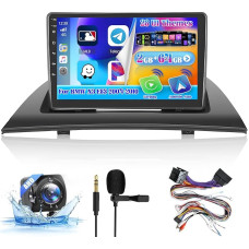 Hikity 2G + 64G 9 Inch Android 13 Car Radio for BMW X3 2006 2007 2008 2009 2010 Car Radio with Wireless CaePlay Android Car, Touchscreen Car Radio with Navigation WiFi SWC MIC Reversing Camera