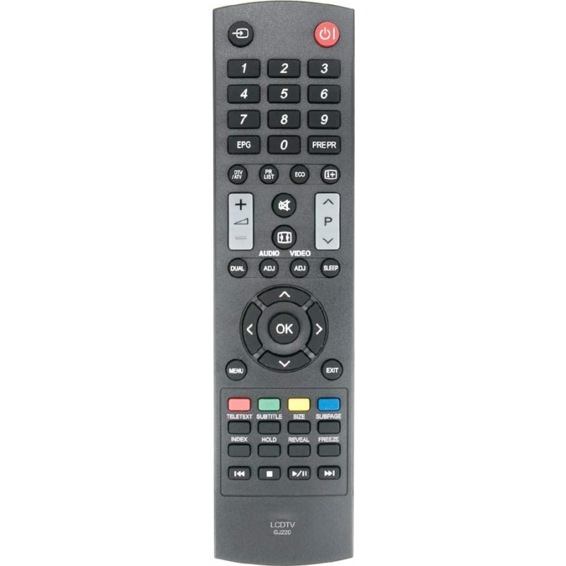 VINABTY GJ220 Replacement Remote Control for Sharp LC-22LE320 LC-37LE320E LC-26LE320E LC-32LE320E LC-32SH330E LC22LE320 LC-42LE40 LC26LE320E LC-46LD264E LC32LELE. 320E LC32SH330E