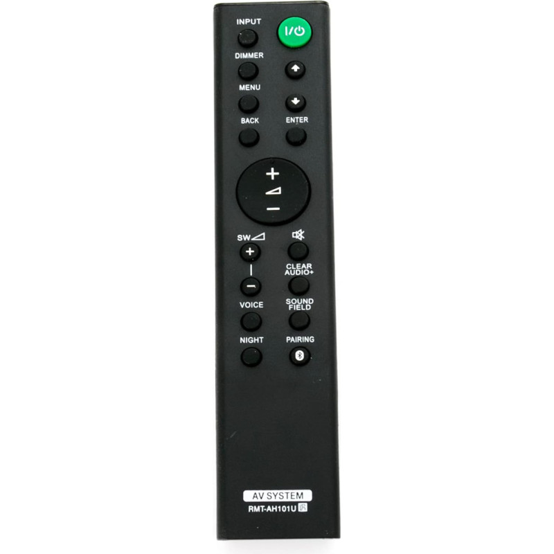 ALLIMITY RMT-AH101U Remote Control Replaces Sony Soundbar HT-CT380 HT-CT381 HT-CT381 HT-CT780 HT-CT780 SA-CT380 SA-CT381