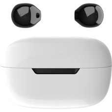 Mini Wireless Bluetooth Earphones Small Headphones Semi In-Ear Headset with Charging Case Hands-Free Kit for iPhone and Android Mobile Phones (Black)