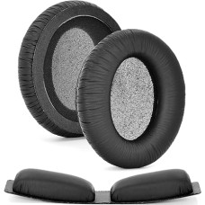 defean Earpads for KNS 6400 Ear Pads Repair Parts Ear Pads and Headband Compatible with KRK KNS6400, KNS8400, 6400, 8400 Headphones (One Set)