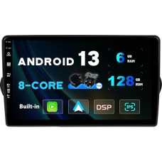 SXAUTO Android 13 [6G + 128G, 8-Core] IPS Car Radio for Fiat Egea Tipo (2015-2018) - Built-in Carplay/Android Car - LED Camera + MIC 360-CAM DAB Steering Wheel Control Fast Boot WiFi DSP - 2 DIN 9