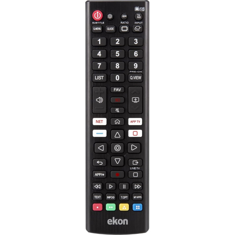 Ekon Remote Control for LG TV Infrared Universal for HDTV LED LCD