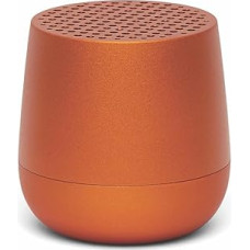 Lexon Mino+ Bluetooth Speaker, Rechargeable, Compatible with TWS Technology (Aluminium) (Orange)