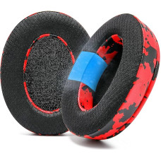 WC Freeze for Arctis Nova - Hybrid Fabric Cooling Gel Replacement Ear Pads for Arctis Nova Pro Wired, Nova 7, 5, 4, 3, 1 - Made by Wicked Cushions (Not Fits Nova Pro Wireless) | Red Camo