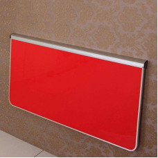 Klappbarer Wandtisch, schlanke Kantenhalterung aus Aluminiumlegierung, Computertisch, Schreibtisch, Küchen-Esstisch für Büro/Waschküche, C-80 * 58cm/31 * 23in, modisch
