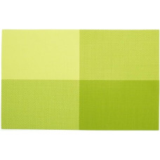 Untersetzer, Tischsets, isolierte Tischsets aus gewebtem PVC for die Küche, 2er-Set, schmutzabweisend und waschbar for Küche und Esszimmer(Green)