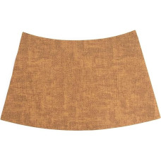 RSRSR Tischset, keilförmige Tischsets aus PU-Leder, hitzebeständig – 4er-/6er-/8er-Set – stilvolle und waschbare Tischdekoration for das Esszimmer (blau, 8er-Set)(Brown,Set of 4)