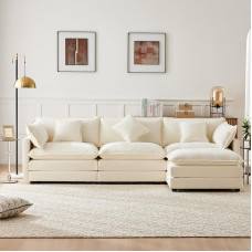 L formos kampinė sofa su atramomis kojoms, moderni sofa, šenilinis audinys, trijų vietų sofa, minkšta sofa, 3 vietų sofa, tinka svetainei, miegamajam, minkštiems baldams, modulinė sofa, tamsi