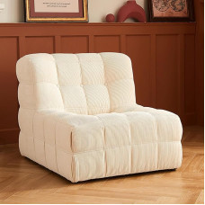 Pupelių maišas suaugusiesiems, židinio kėdė, tingus grindų sofos kušetė, dideli pupelių maišai, kampinis krėslas, sofa svetainei, butui, salonui, biurui, balta