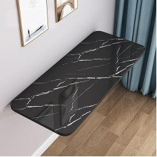Klapptisch Klappbarer, an der Wand montierter Klapptisch, platzsparende, klappbare Werkbank für kleine Räume, perfekt für die Verwendung mit PC/Laptop, stilvolles schwarzes Finish, kompaktes
