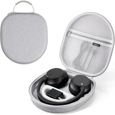 Nabevi Headphones Case for Sony WH-CH720N WH-CH710N WH-CH520 WH-CH510 WH-1000XM4, Headphone Case for JBL Tune 720BT 710BT Bluetooth Headphones, Protective Travel Case, Grey
