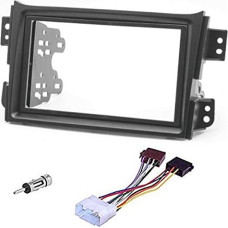 Sound-way Car Radio Installation Kit Adaptor 2 DIN for Opel Agila Suzuki Splash Ritz