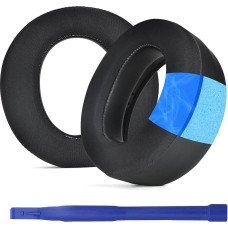 Aiivioll Ear Pads Replacement for Sony Playstation Pulse Elite Ear Pad Covers Headphones, Ear Pads Cushion with Headphones Ear Pads, Sport Cooling Gel/Memory Foam Ear Pads (Black)