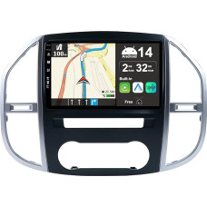 BXLIYER Android 14 Car Radio for Benz Vito 3 W447 (2014-2020) Sat NAV - Wireless CarPlay Android Car - Reversing Camera - 2G + 32G - IPS 9 Inch 2 DIN - DAB Steering Wheel Control Dual Band WiFi DSP