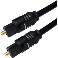 HUANGTAOLI Toslink Digital Optical Audio Cable 15m Optical Toslink Male to Male for Home Theater Soundbar TV CD DVD Amplifier