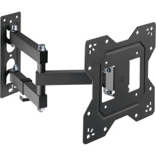 Allcam L293SS Universal Swivel Arm TV Wall Bracket for 19 - 32 inch LCD/LED TV w/ Free 360° Pan Tilt 12° Max VESA 200x200mm Holds up to 20KG Weight