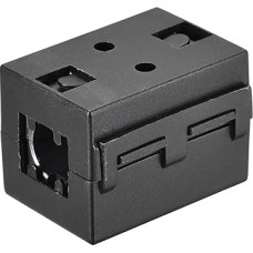 sourcing map Pack of 5 Ferrite Cores Cable 10 mm Square RFI EMI Interference Filter Audio Video