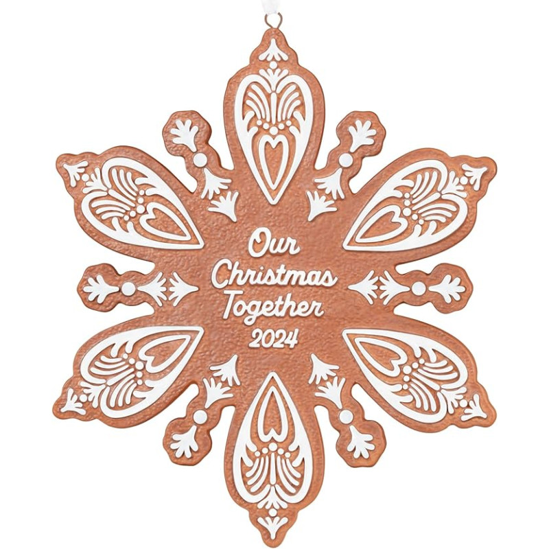 Hallmark Keepsake Kalėdų papuošalai 2024, Mūsų Kalėdos kartu 2024, porcelianas, dovanos šeimai