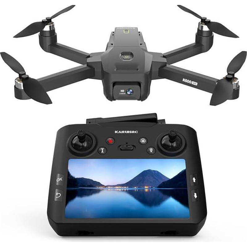 Dronas su 4K kamera, automobilis, skirtas suaugusiesiems ir pradedantiesiems, modulinė baterija