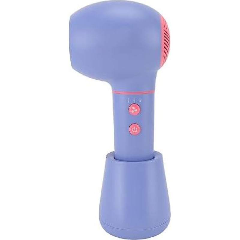 Belaidis vaikiškas plaukų džiovintuvas mažiems vaikams, USB įkraunamas, tylus plaukų džiovintuvas su pastovia temperatūra, mini plaukų džiovintuvas, mažas karštis, švelnus oras, mažas