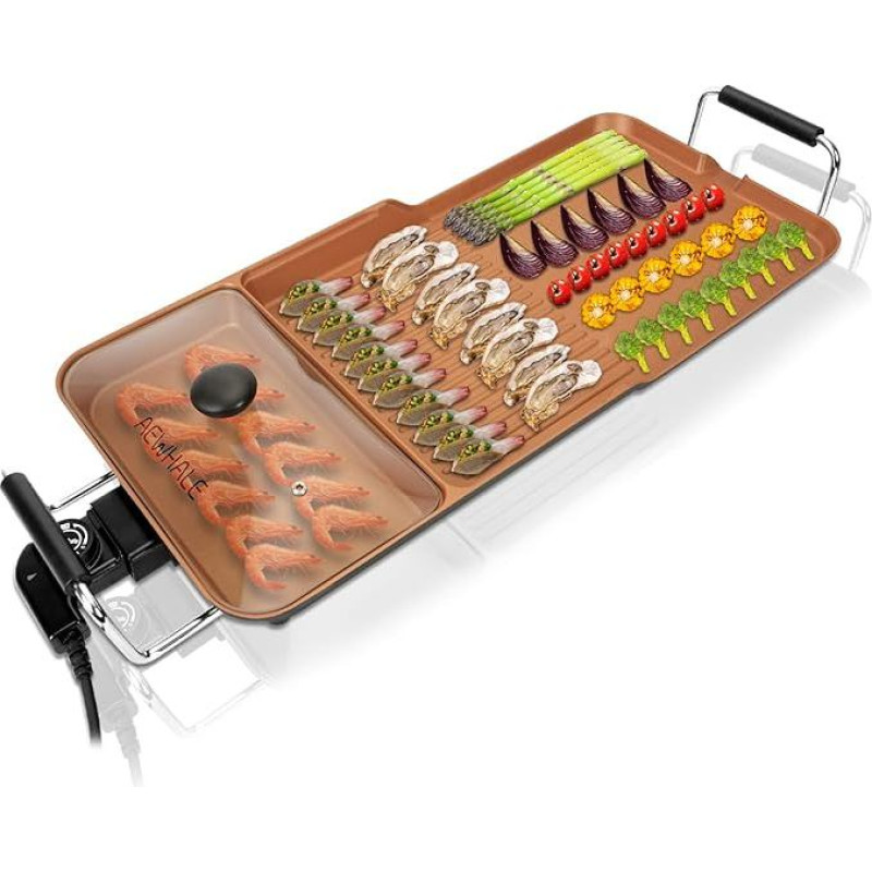 AEWHALE 3-in-1 elektrinis stalo grilis, 2000 W 