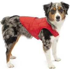 Kurgo Dog Loft Coat Reversible Winter Jacket Waterproof Pet Clothes Reflective Lightweight Harness