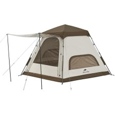 Naturehike Instant Pop Up palapinė 4 asmenų automatinė kempingo palapinė Lengvai surenkama vandeniui atspari vėjo nepraleidžianti UV spindulių apsauga šeimos kempingui sodui lauke