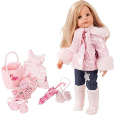 Götz 1959093 Hannah All Year Round Doll - 50 cm aukščio stovinti lėlė, šviesūs plaukai, akmeninės pilkos akys - 16 dalių rinkinys