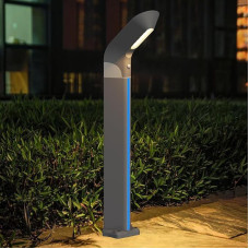 ACMHNC Saulės stulpelio lauko apšvietimas, 80 cm saulės kelio apšvietimas lauke su judesio jutikliu, atsparus vandeniui, IP65, lauko grindų lempa, iš aliuminio pagamintas apšvietimo pagrindas, sodo apšvietimas, 3 spalvos, skirtas sodui, vejai