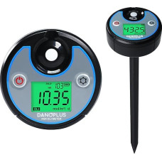 DANOPLUS PAR matuoklis 2-in-1, matuoja PPFD ir DLI (0-5000 μmol/m²/s), 5 metus saugo duomenis, IP65 atsparus vandeniui, šviesos matuoklis augalams