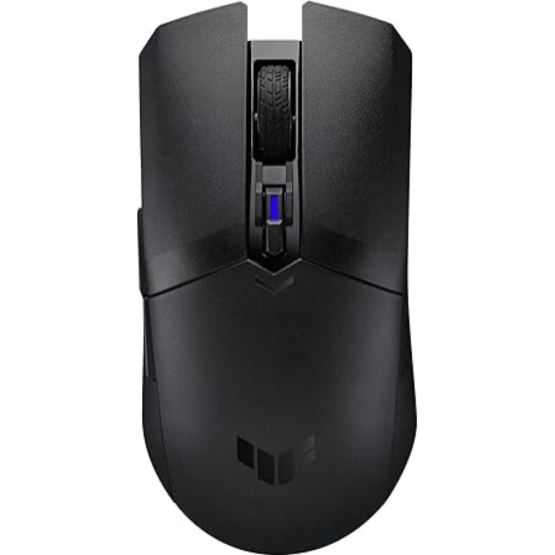 ASUS TUF Gaming M4 belaidė optinė žaidimų pelė (belaidė, dvipusė, 12 000 DPI jutiklis, DPI mygtukas, 