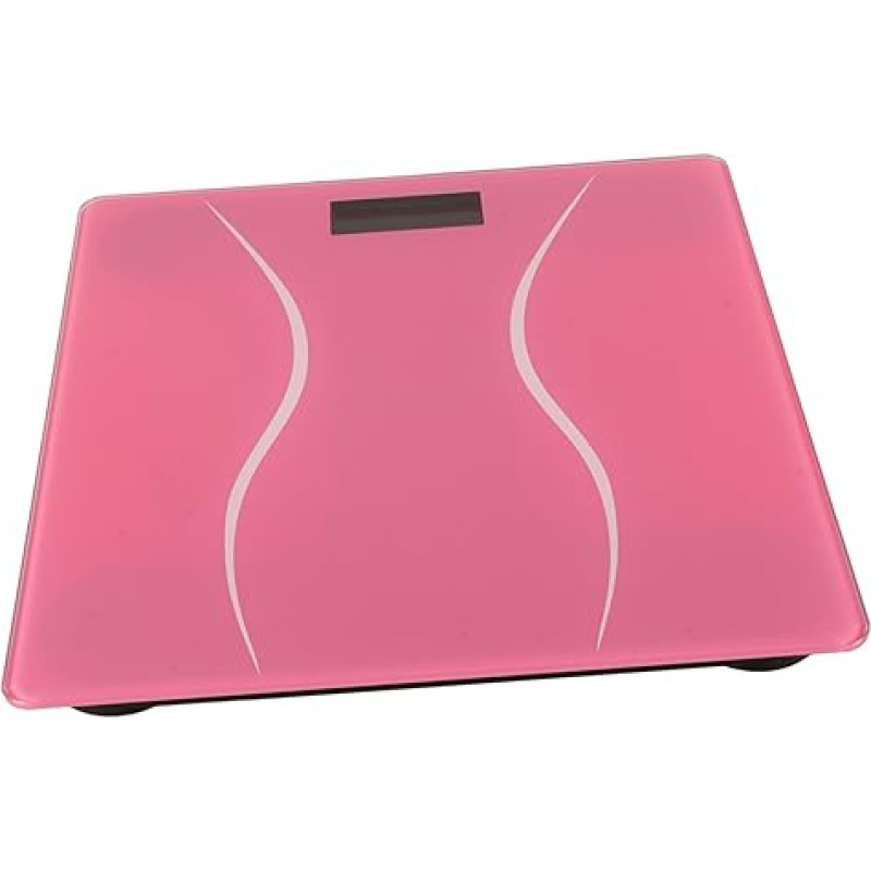 HAWILLOSCH Intelligent Rechargeable Accurate Digital Weighing Bathroom Digital Scales for Accurate Digital Body Scale Elektroninės svarstyklės kūno svoriui Hardened Pink