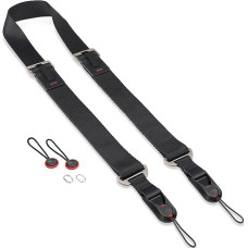 Sunya Quick Release Camera Strap Made of Advanced Nylon, One Hand Adjustment, Compatible with All Cameras, Max Load 90kg (Black)