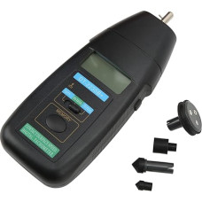 Digital Tachometer DT - 2235B + | Schnelle und genaue Drehzahlmessung 0,5-19999 | Auto -Speicher & Rangliste für Motorrad/Marine/Industrie | 5 - Ziffern LCD, ± 0,05%