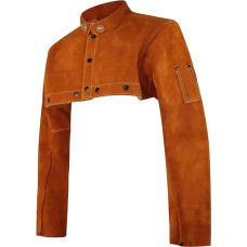 Dickly Schweißumhang Ärmel, Lange Ärmel, Funkenbeständig, Vielseitige Kleidung, Schweißjacke für Brennerarbeiten, Schleifen, Xxxl