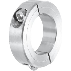 Schaftmanschette, 35 mm Bohrung, doppelt geteilt, 304 Edelstahl, Klemmwellenmanschetten für industrielle Automatisierung, Förderbandsysteme