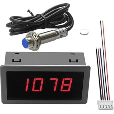 4Bit Digital Display Speedometer Motor Tachometer Hall Switch Sensor