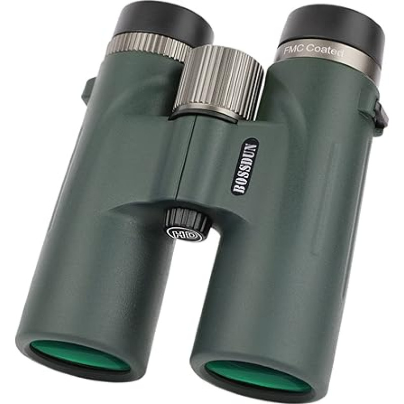 12 x 42 HD lauko žiūronai, 12 x 42 HD lauko žiūronai, vandeniui atsparūs aukštos kokybės žiūronai su naktinio matymo funkcija, skirti paukščių stebėjimui, žygiams, medžioklei, ekskursijoms. (tamsiai žalias)